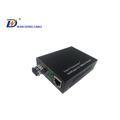 factory SFP Mini Ethernet Gigabit Media Converter 10/100/1000TX to 1000FX SFP to RJ45