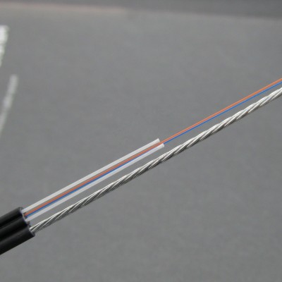 indoor FTTH 1 2 4 core optical Fiber drop cable