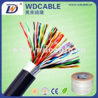 25 50 60 100 twisted  pairs outdoor multi pairs  amored  cat5e utp telephone cable